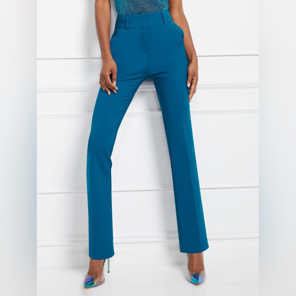 NY&CO High-Waisted Straight-Leg Pant  Modern Fit All-Season Stretch 7th Avenue 2